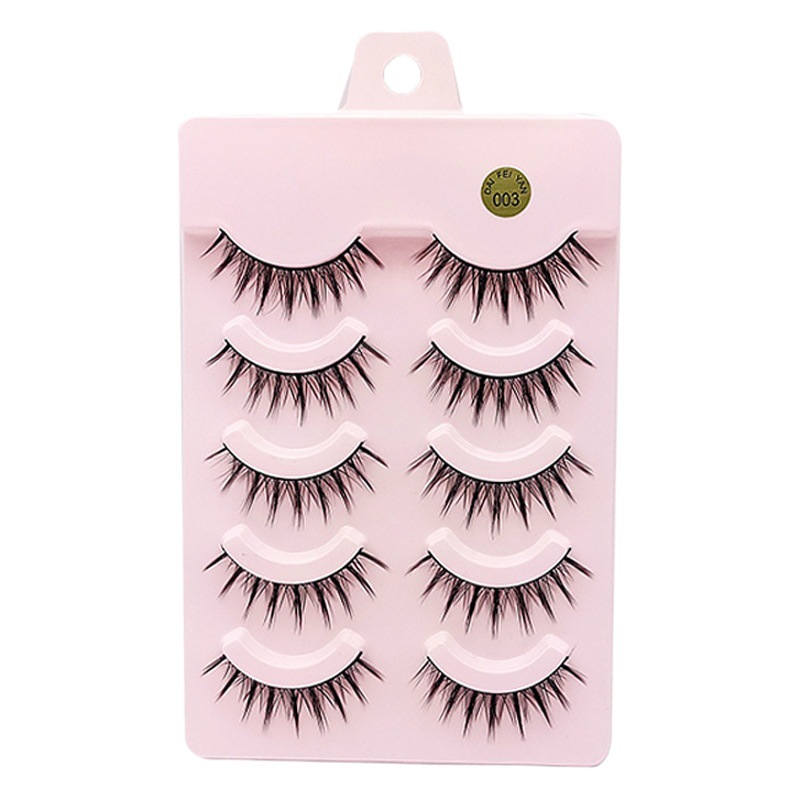 Internet celebridad de hadas pelo de cola de pez tipo A 003 pestañas falsas cos pequeño diablo Barbie curling punta cola racimo pestañas