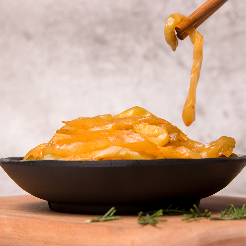 Fuling Pickled Vegetable Threads 50g Small Packaging Pickled Vegetables, Side Dishes for Students, Pickled Vegetables for Takeaway, Snack Bar Delivery, Wholesale