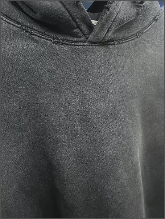 Sweatshirt com capuz unisex letras estampado estilo desgastado_voghion.com