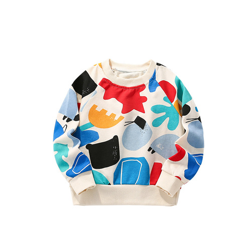 malwee boys sweatshirt autumn new long-sleeved bottoming shirt European and American children's casual round neck top