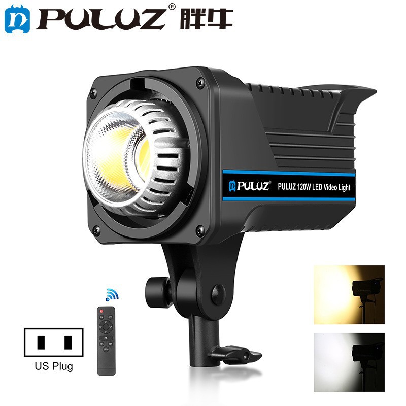 PULUZ胖牛 220V 120W直播灯带货短视频常亮LED补光灯柔光拍照套装