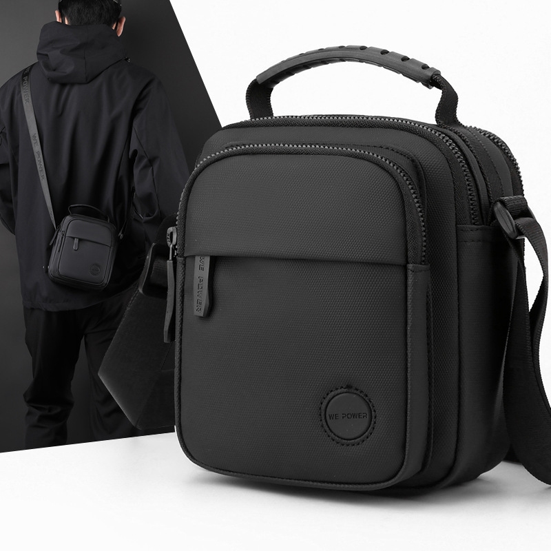 Wepower nuevos hombres casual bolsa de mensajero al aire libre funcional pequeña bolsa versátil simple bolso de los hombres de moda bolso de hombro fresco