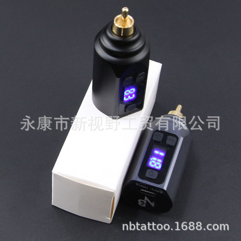 2023 nueva potencia del tatuaje RCA DC tatuaje suministros auxiliares equipo de tatuaje fuente de alimentación inalámbrica