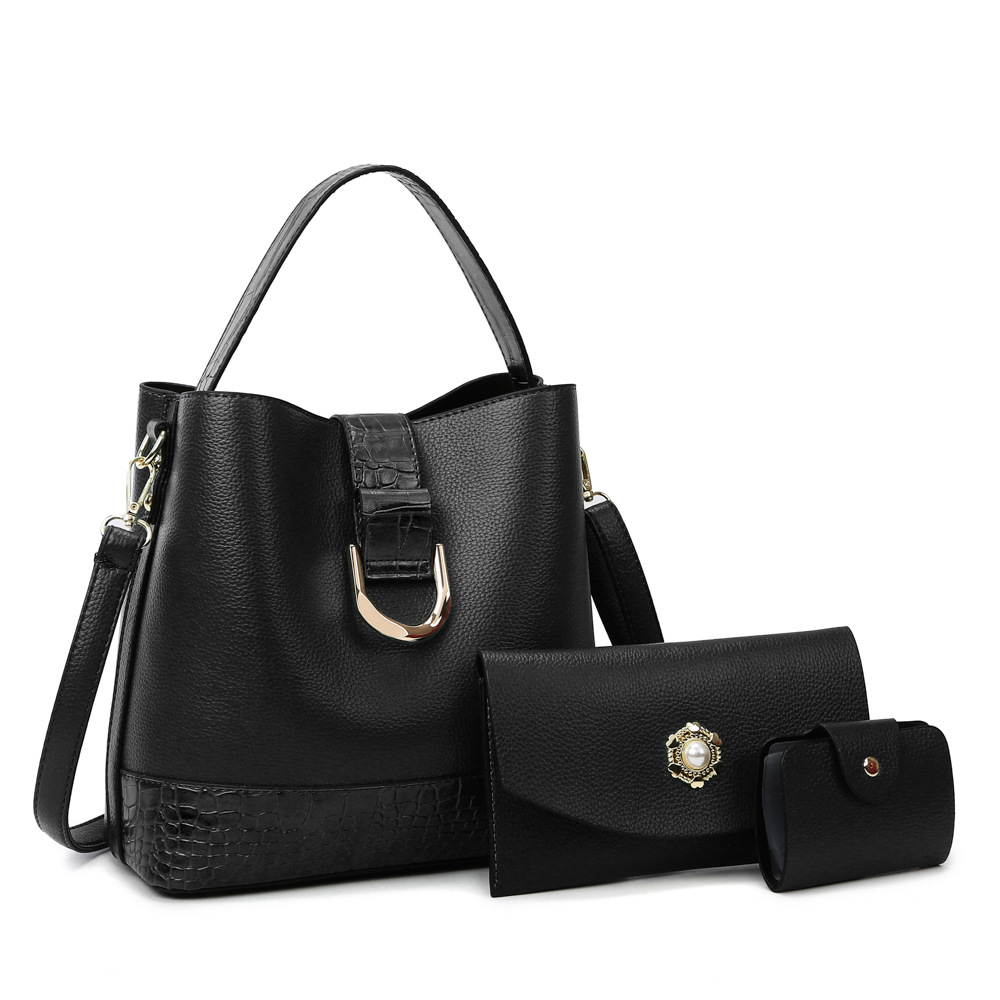 Neu Tote Damen Große Kapazität Dreiteiliges Set Mutter Mode Eine Schulter Umhängetasche_voghion.com