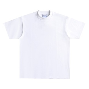 400g heavy cotton high quality advertising shirt cultural shirt American small neckline oversize loose men's and women's T-shirt
