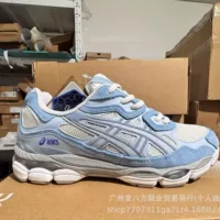 Чистая оригинальная новая износостойкая сетка Gel-NYC дышащая папочка обувь противоскользящая и ударная обувь для бега низкого уровня