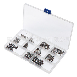 Factory Direct Supply Bearing Steel Ball 2mm-8mm Combination 510PCS Solid Small Ball Hardware Bearing Steel Ball Steel Ball