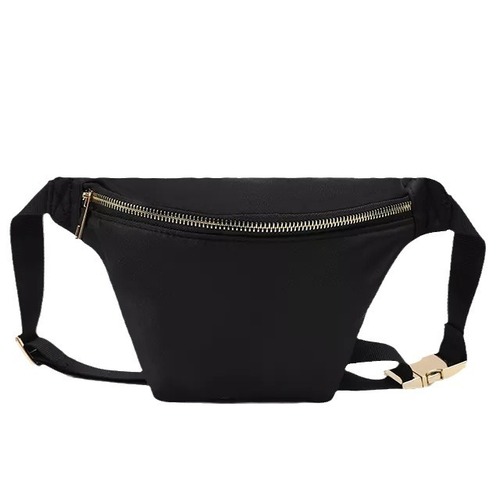 Waterproof Nylon Waist Bag for Women and Children, Outdoor Travel Storage Bag, Fitness Bag with Adjustable Metal buckle Crossbody Bag