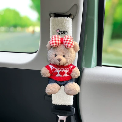 Car Decoration Protection — Seat belt shoulder pad - 20-types-of-lambswool-doll-shoulder-straps