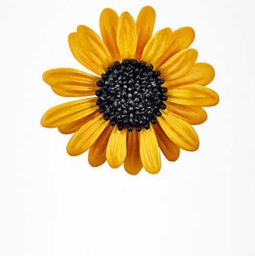 Sunflower Brooch High-End Women  New Daisy Brooch Sunflower Suit Sweater Autumn/Winter Accessory