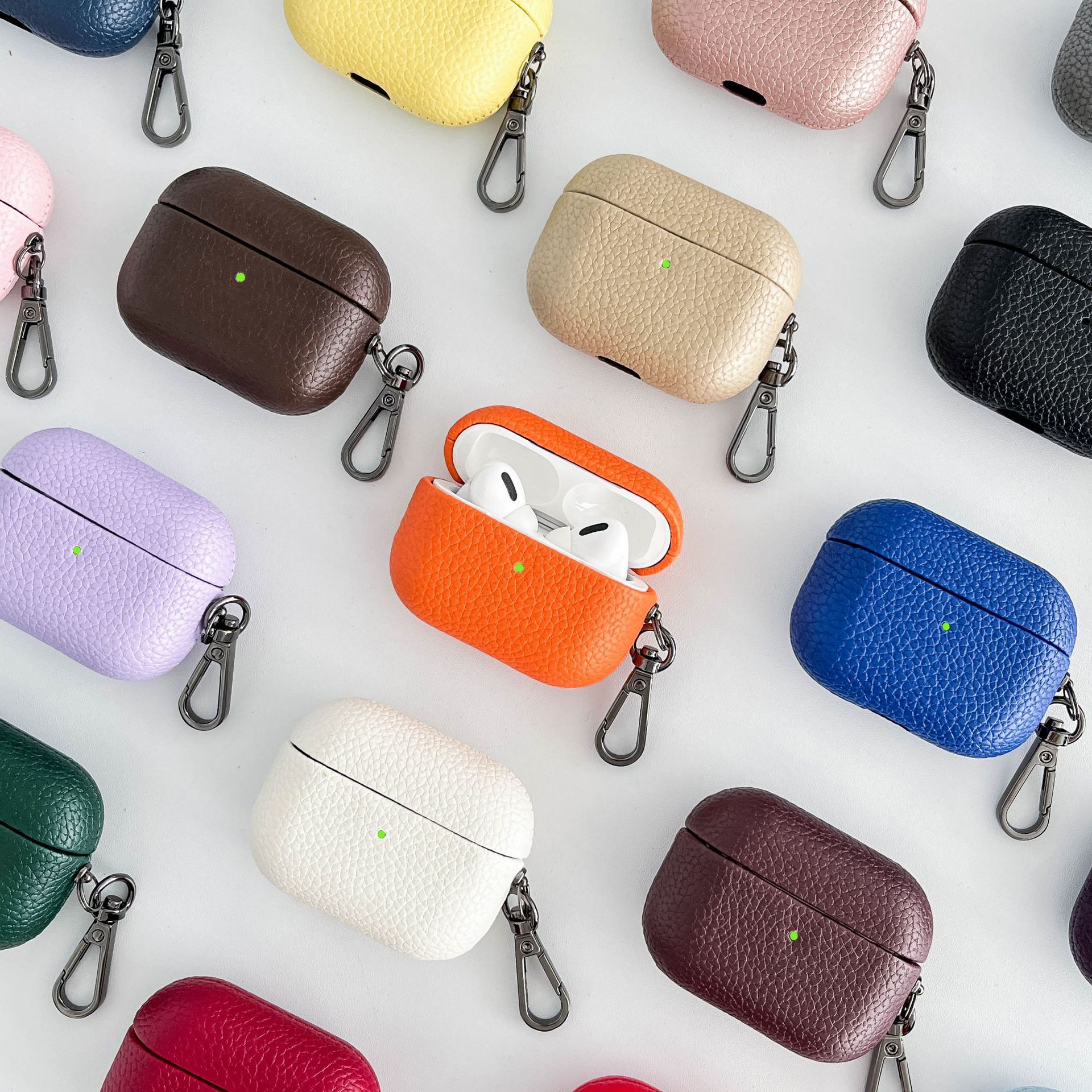 35g Weight iPhone Applicable Brands Bluetooth earbuds case Classification tpu Material Solid Color Pattern Vintage Style, Simple Style Style Injection Molding Craft Tpu Solid Color Injection Molding Vintage Style Simple Style Bluetooth Earbuds Case Phone Accessories 1