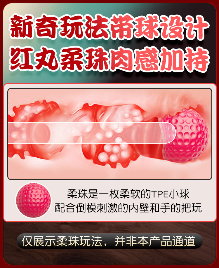 Jiu Guo Aichao Manual Masturbator with Realistic Channel in TPE — detail image 13