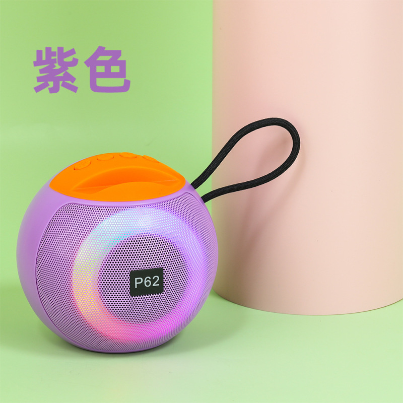 グレア付き Bluetooth スピーカー、ポータブル ワイヤレス スピーカー、長いバッテリー寿命、防水性と防塵性、TWS ペアリング P62 をサポート|undefined