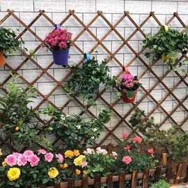 庭院伸缩户外防腐木阳台墙面网格篱笆专用攀爬架栅栏防晒月季花园