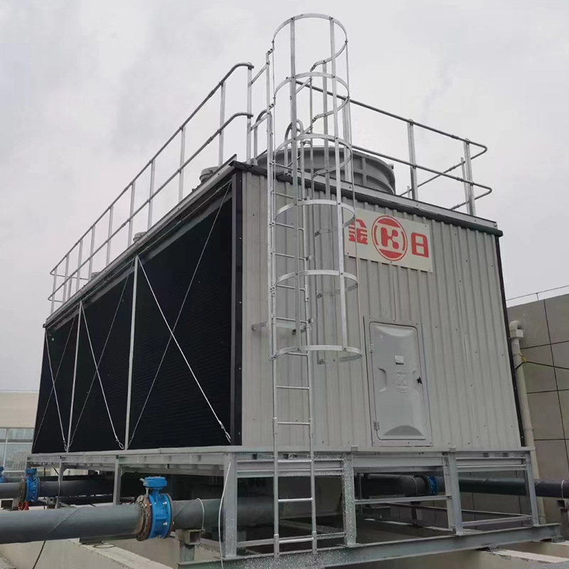 金日冷却塔方形横流玻璃钢冷却塔全国联保上门安装