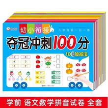 TT幼小衔接测试卷全套夺冠冲刺100分幼儿园宝宝儿童学前入学准备