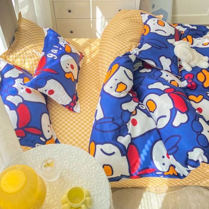 Bedspread for elementary school students, mattress, duvet, set, full set