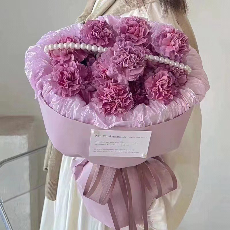 Fiesta de flores fábrica de flores al por mayor Pearl Guangzhou Sydney papel florista envasado papel de ropa zapatos bolsas de papel de embalaje regalos papel de embalaje