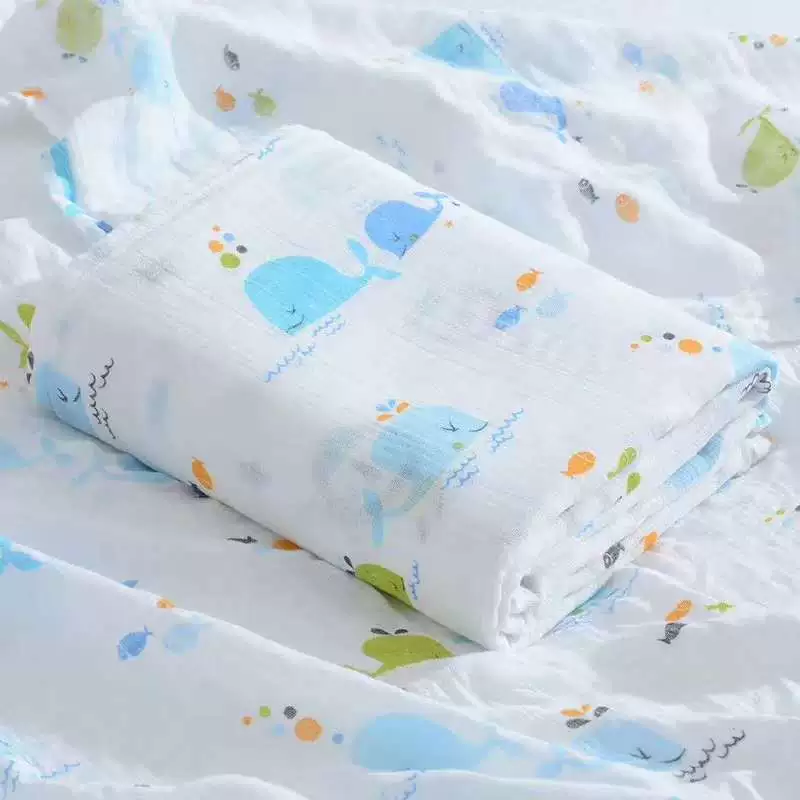 Thin summer cartoon duvet, soft bath towel, water absorbent