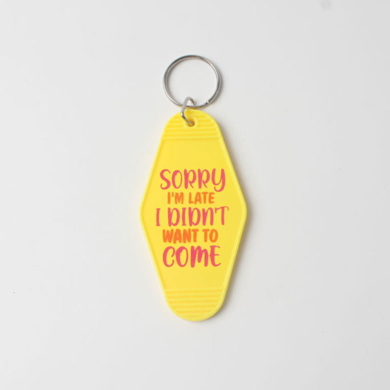 13g Weight Keychain Classification 1 Piece Quantity Daily Occasion Plastic Material Letter Pattern Unisex Gender Streetwear Style 1 Piece Streetwear Letter Plastic Unisex Keychain 8