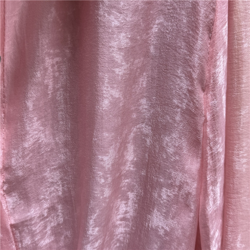 天丝轻薄款压花面料 天丝涤纶压花 春夏上衣衬衫连衣裙布料批发