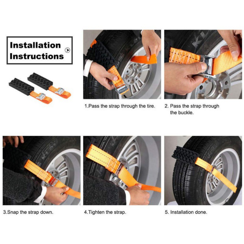 Car snow escape board suv car escape board off-road self-rescue durable desert wheel anti-skid equipment anti-sand