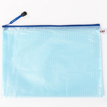国境を越えた直接供給肥厚 PVC プラスチック ジッパー ドキュメント バッグ a4 透明学生テスト用紙防水メッシュ ドキュメント バッグ|undefined