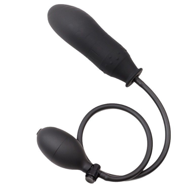 Inflatable Anal Plug Silicone Expander Trainer with Manual Pump Control — detail image 7