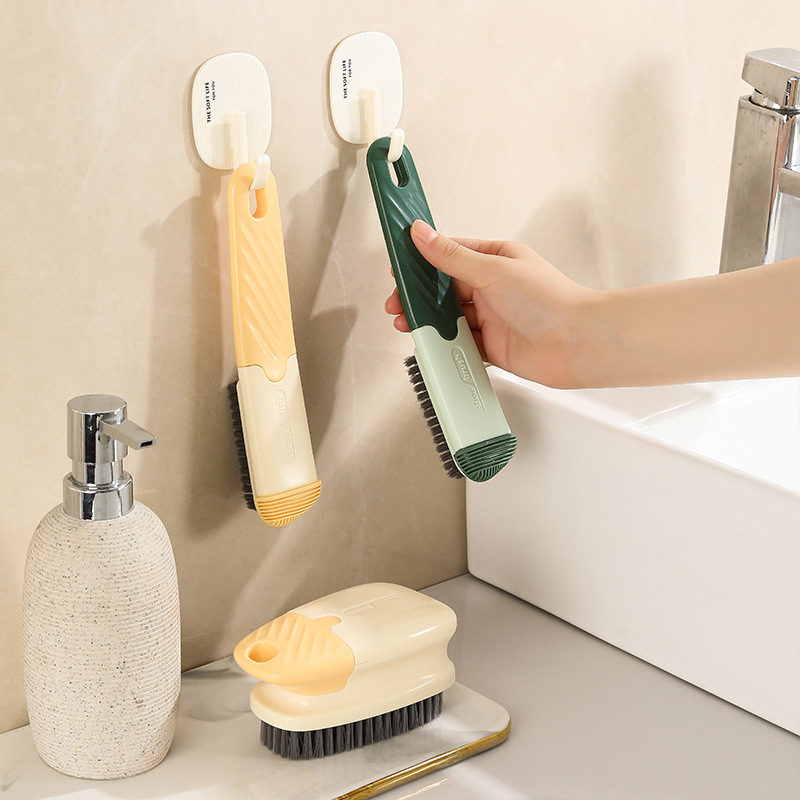 Cepillo de zapato de chocolate, cepillo de ropa, cepillo pequeño de plástico simple para el hogar, cepillo de limpieza de zapatos, cepillo de tablero, zapatos de lana suave multifuncionales