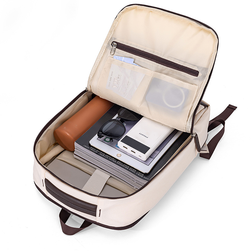 Cross-border 2025 Unisex School Bag High Fashion Laptop Business Large Capacity Waterproof Backpack_voghion.com