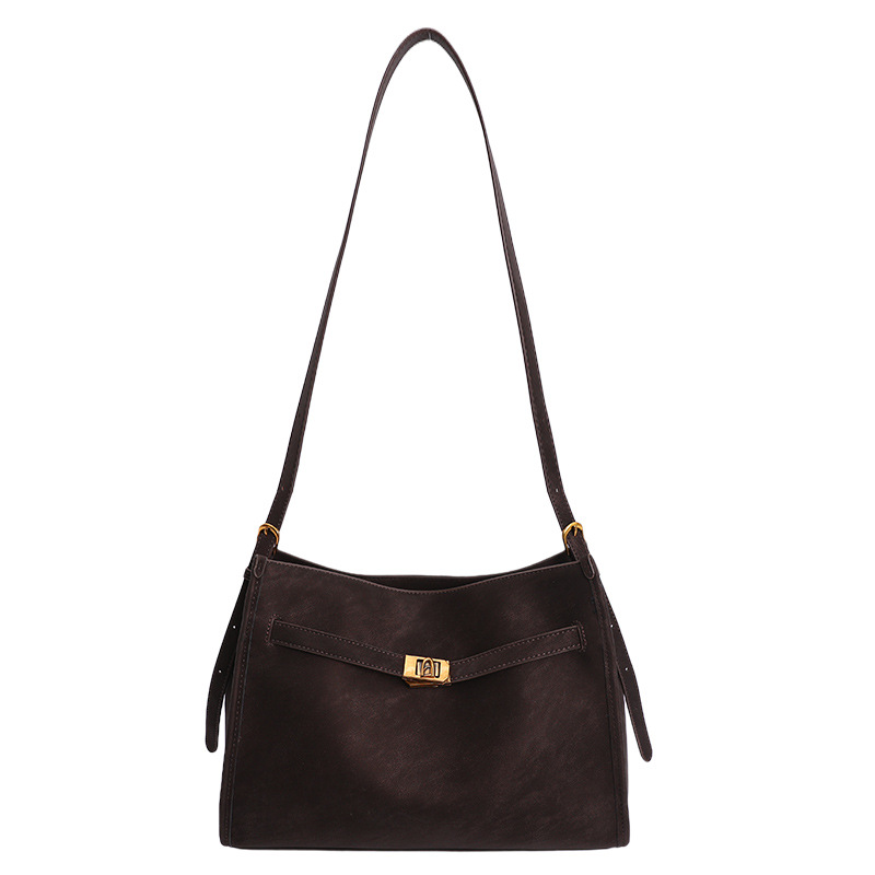Otoño y invierno bolso de mochila de mujer de gran capacidad 2025 nuevo retro viaje bolsa de mano casual versátil bolso de hombro bajo la axila image 6