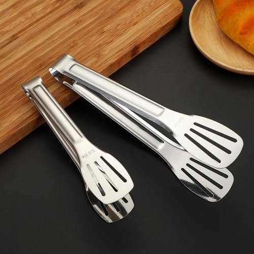 304 stainless steel multi-functional thickened three-wire clamp kitchen self-service home steak bread stir-fry barbecue food clamp
