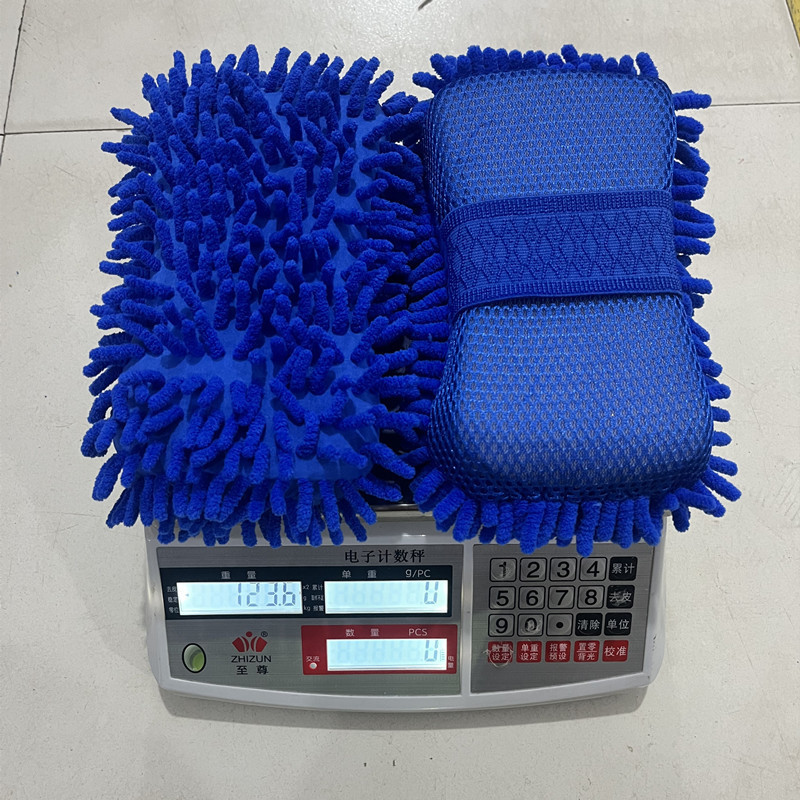 Fábrica directa de guantes de lavado de coches de lana de coral, esponja de limpieza de automóviles, esponja de coral para automóviles image 6
