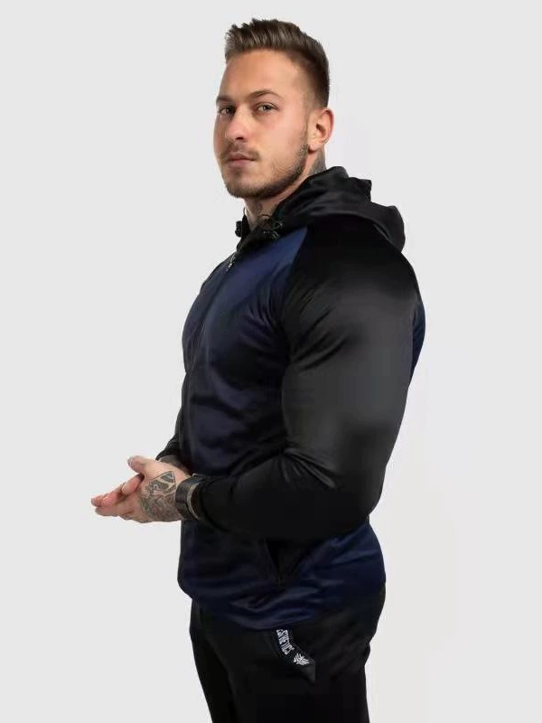 (Cross-border trading), sports sports suit for gym, fitted hoody, jacket, European style, for running
