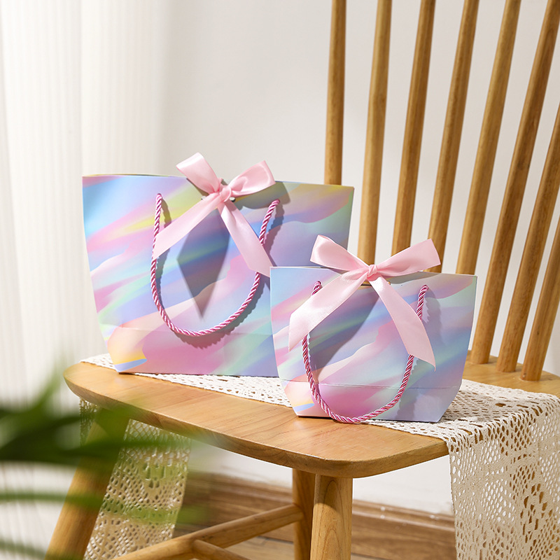 2025 Año de la Serpiente Nuevo Año Nuevo Feliz Año Nuevo Reunión Anual Bolsas de regalo Recuerdos Cosméticos portátiles Bolsas de papel