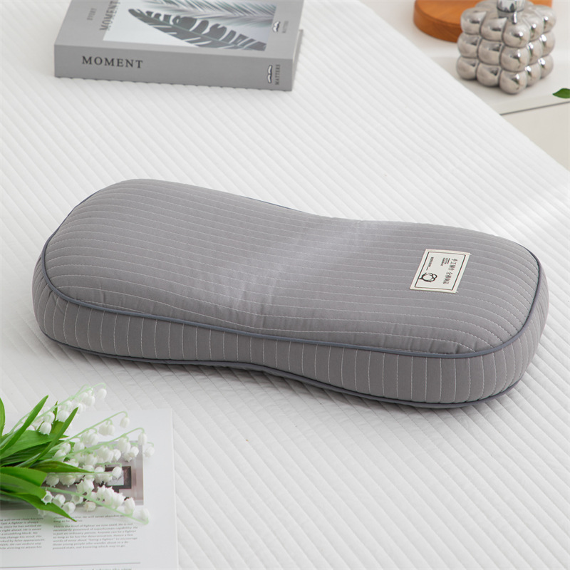 韩式全苦荞麦壳面包枕全棉定型护颈枕儿童成人夏凉枕头可拆洗跨境