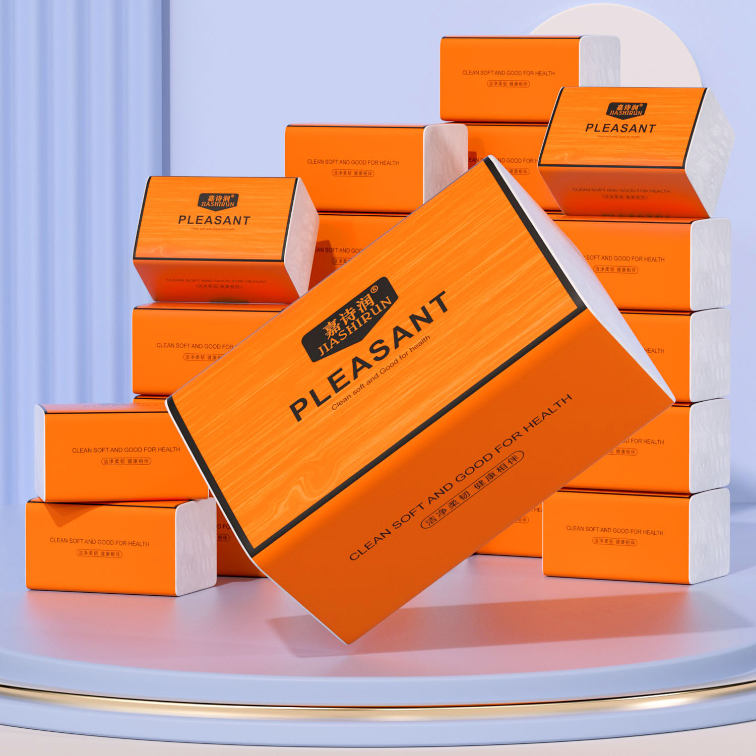 [family affordable paper wholesale] the whole box of thickened paper household tissue paper towel large package napkin commercial toilet paper