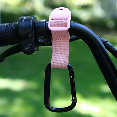 Hanging Buckle Storage Artifact, Other Electric Vehicle Accessories - pink-webbing-black-buckle-light-panel-short-style