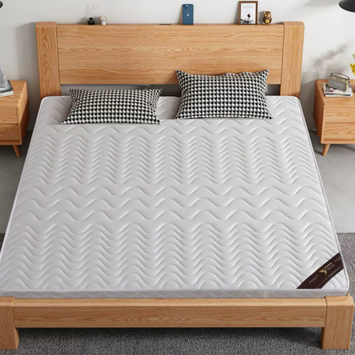 厂家定 做棕垫天然椰棕床垫1.2米儿童床垫1.8护脊乳胶席梦思床垫