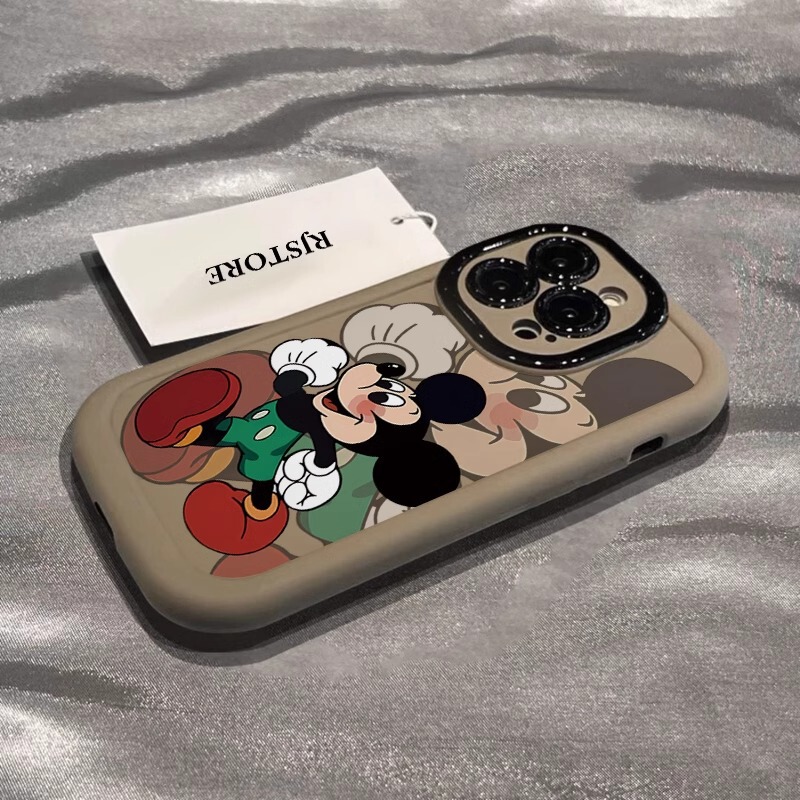 Mickey Apple 17Promax Mobile Phone Case 16Pm Painted Iphone15Pro New Cute 14m Mouse Soft