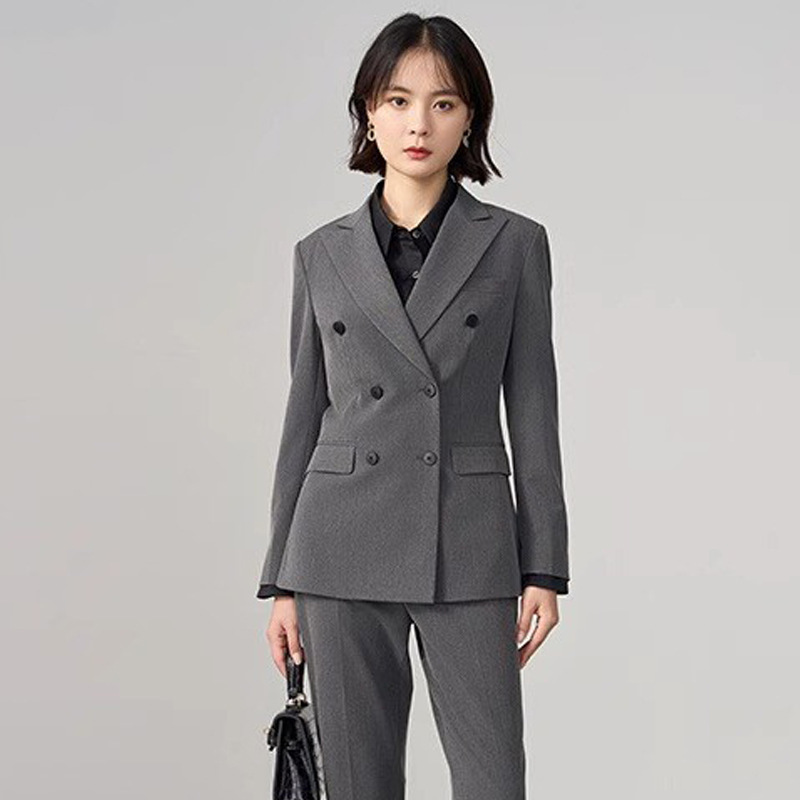 Professional Suit suit Women's Spring and Autumn Thick Workplace High-Level Formal Dress Interview Commuting Formal Occasion Suit Jacket