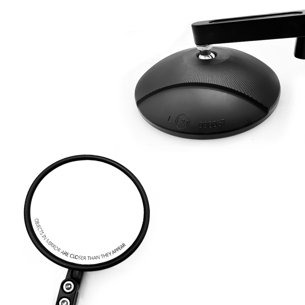Cross-Border Exclusive Supply of Motorcycle Adjustable Bicycle Rearview Mirrors, Handlebar 22-24 Universal Reversing Mirrors