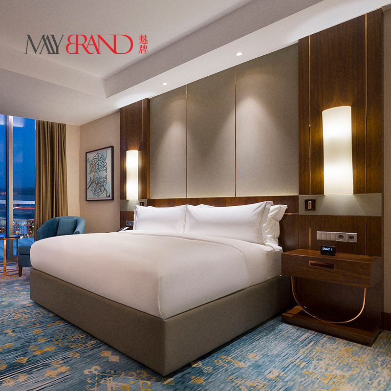 Star hotel complete set of furniture suite guest room apartment bed bed sofa wardrobe table and chair full set