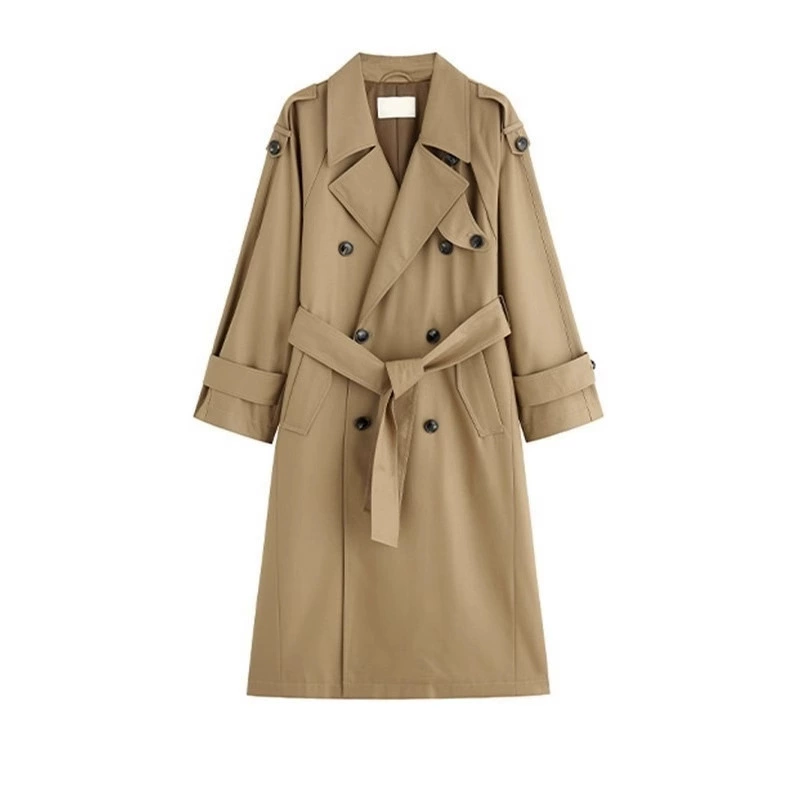 Autumn long trench coat, jacket, mid-length