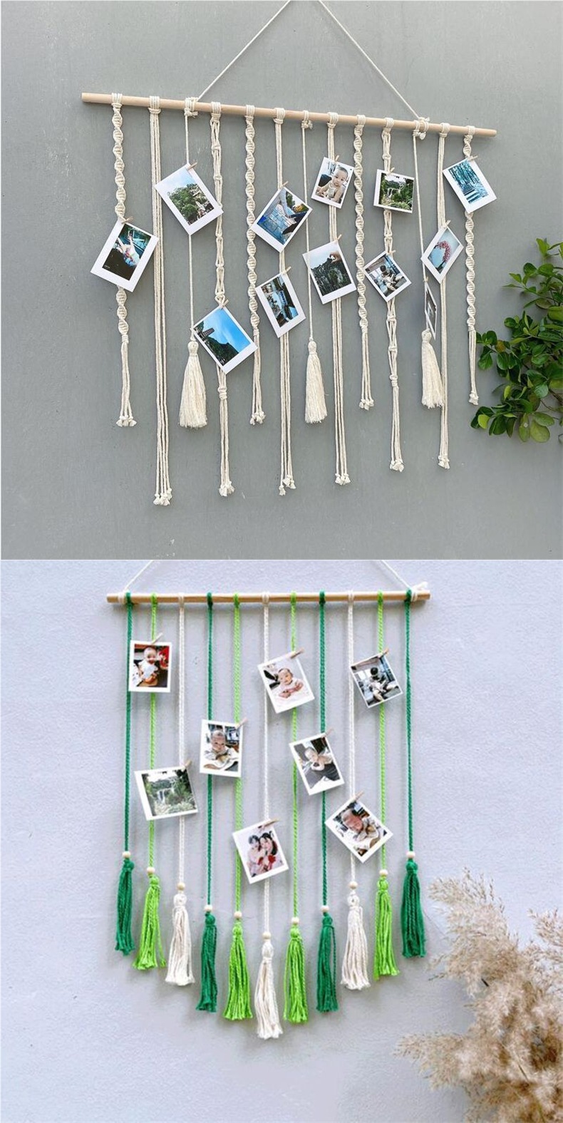 Nordischer INS-Wandteppich aus gewebter Baumwolle, handgefertigt, ideal als Kopfteil oder Wanddekoration für Schlafzimmer oder Gästezimmer._voghion.com