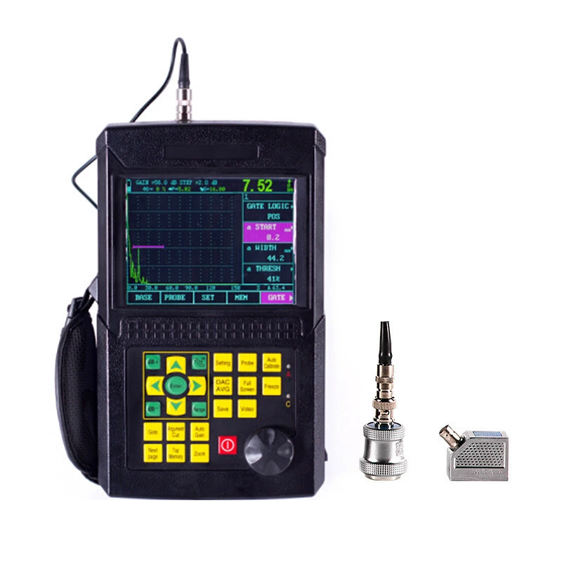 Ультразвуковой дефектоскоп Металлическая стальная конструкция Литье Сварные швы Воздушное отверстие Обнаружение дефектов трещин Керамический цифровой дефектоскоп