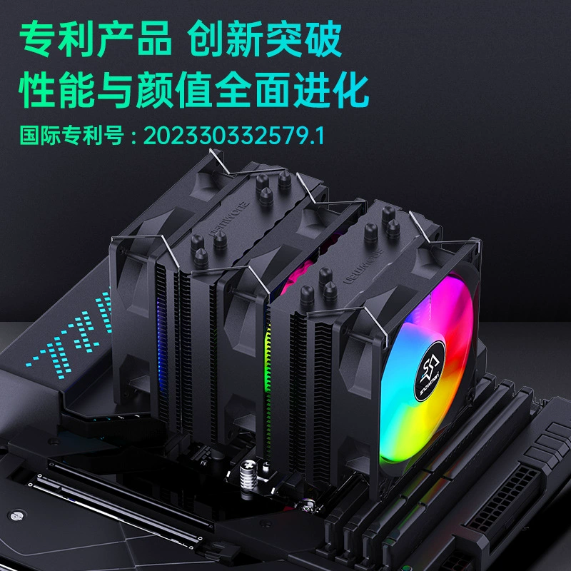 Кулер для процессора Snowman Bingman MX6-V3 6 трубок теплообмена радиатор 1700 тихий x99 компьютер 2011 вентилятор AM4