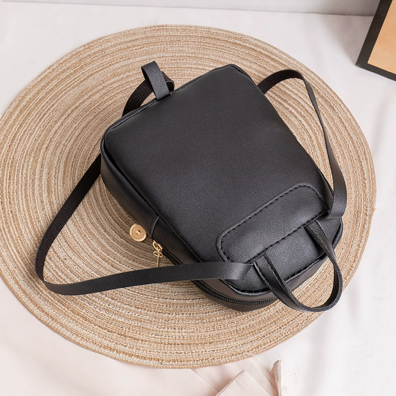 Capacious Backpack C033, Quilted PU Mini Backpack, Shoulder & Crossbody, Lightweight