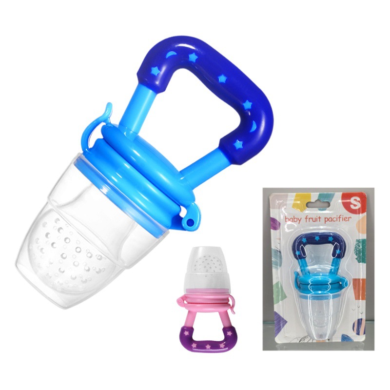 Tarjeta inglesa bebé fruta y verdura música fruta suplemento alimenticio mordedura música bolsa de malla de silicona bebé masticar alimentación vajilla