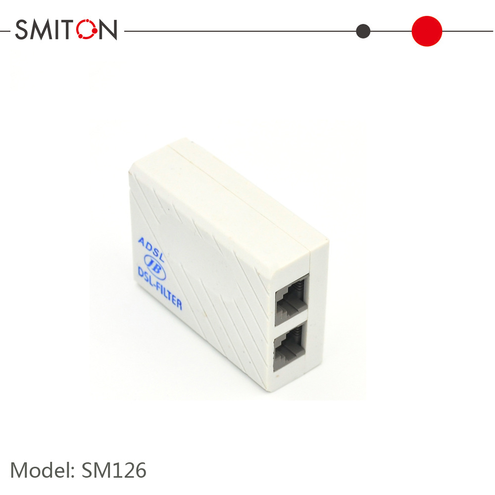 供应电信公司分离器/ADSL语音隔离器/电话分离器/RJ11-6P2C一分二